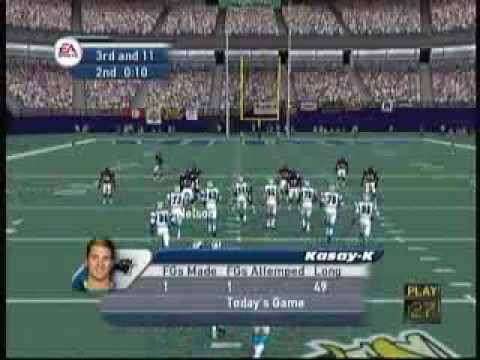 EA Sports Madden 2002 (X Box) Game Play