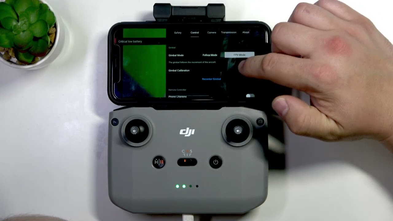 gimbal mavic air remote calibration
