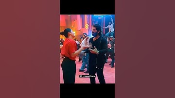 Srivalli x pushpa 👀 Rashmika Allu Arjun 😍 #rashmika #alluarjun #dance #pushpa2 #status