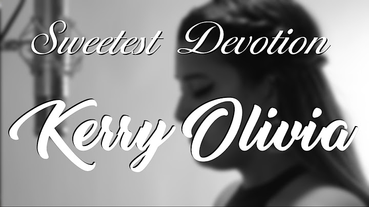 Sweetest Devotion Cover version - Cover performance video thumbnail