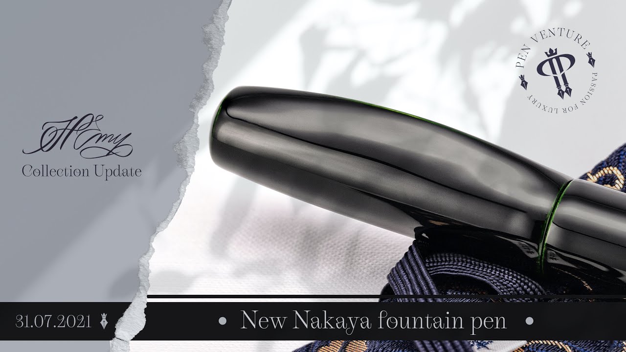 New Nakaya fountain pen - YouTube