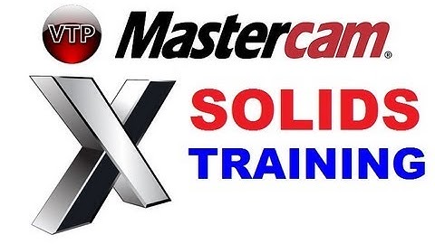 MASTERCAM X1-X7 SOLIDS Tutorial in HD - 1.1 Line Creation & Fast Point - vtpros.net