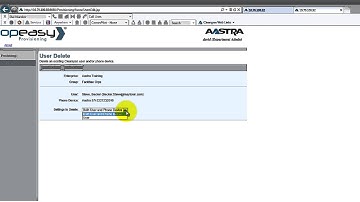 Basic OpEasy User Training V3.3 - Module 5 (Import Mode, deleting Clearspan Users via Spreadsheet)