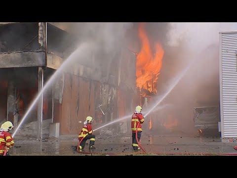 Rebstein SG: Grossbrand im Industriegebiet