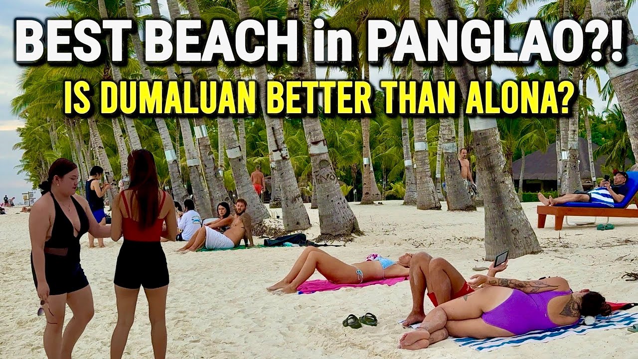 BEST BEACH in BOHOL, PHILIPPINES 🇵🇭 Dumaluan Beach Better than Alona? | AMAZING Panglao Island Tour