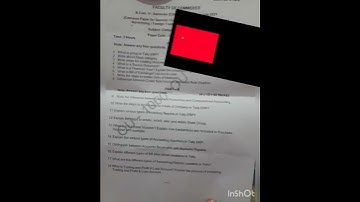 Previous Year Question Paper Computerized Accounting...