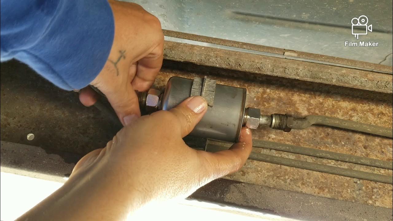 2000 chevy silverado 1500 fuel filter replacement YouTube
