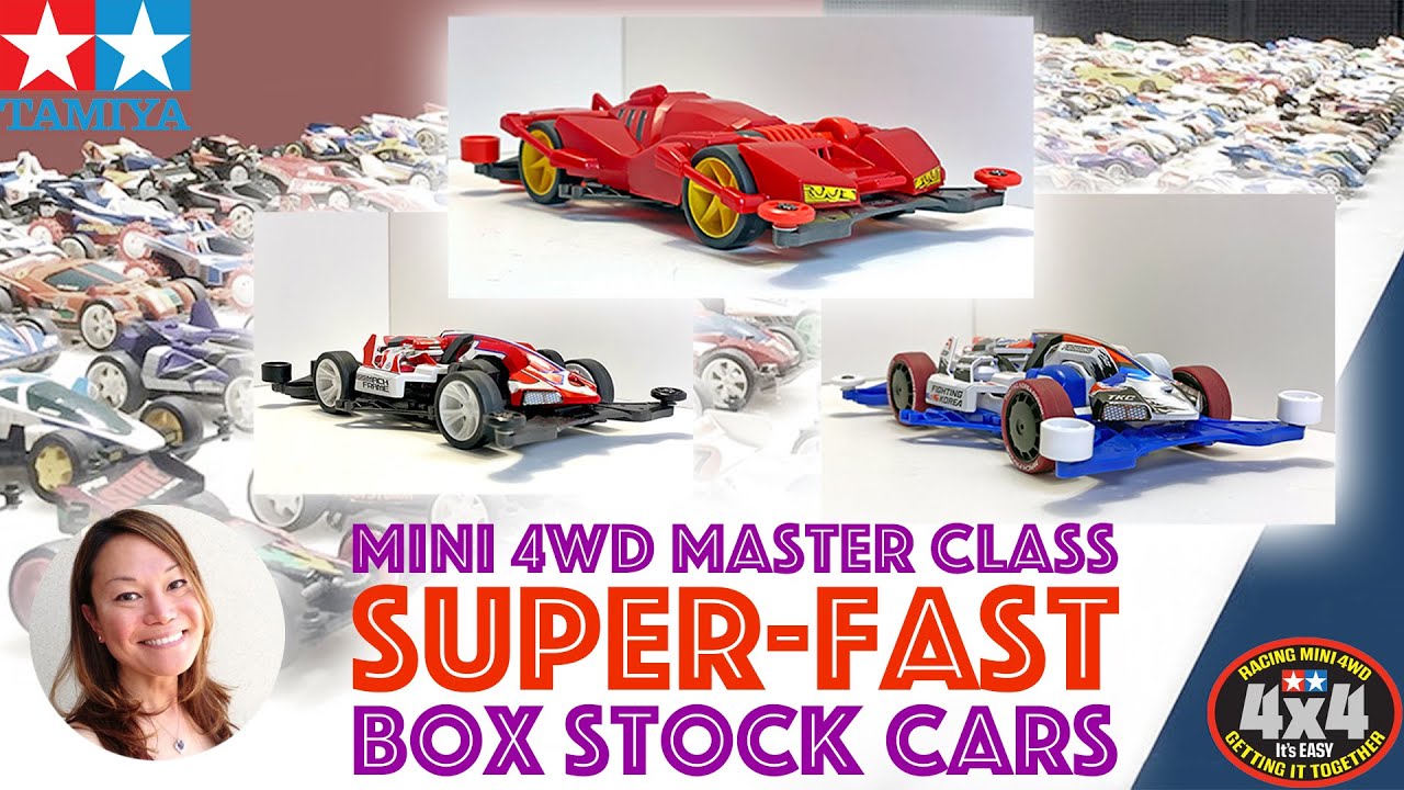 Tamiya Mini 4WD Master Class: Super-Fast Box Stock Cars 