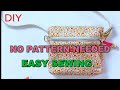 DIY  3-Way Bag Magic: No Pattern Just Pure Style! Easy Sewing 