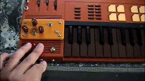 new revision circuit bent sk-5 demo