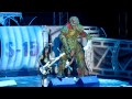 Iron Maiden Rio de Janeiro 2011 - Eddie no palco em "The Evil that Men Do"
