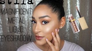Rose Gold Stila Magnificent Metal Liquid Eyeshadow Tutorial