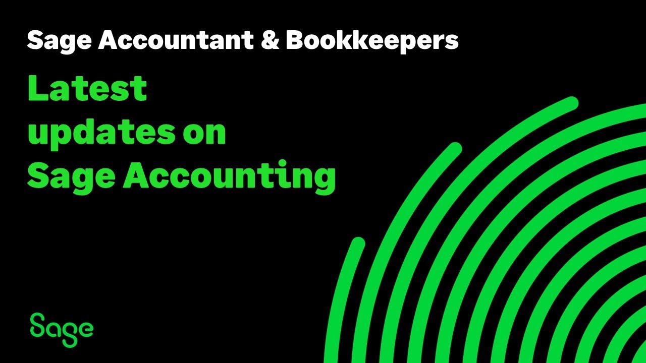 Sage (UK) Latest updates on Sage Business Cloud Accounting YouTube