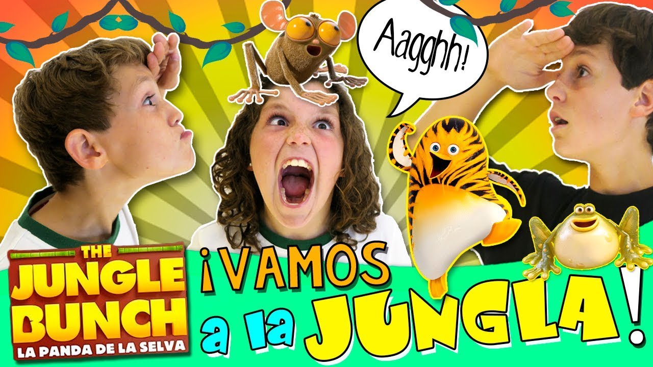 🐯 The JUNGLE BUNCH y la PANDA de YOUTUBERS! 🐯 Viaje Express a Madrid al PRE-ESTRENO de la PELÍCULA humor or humour