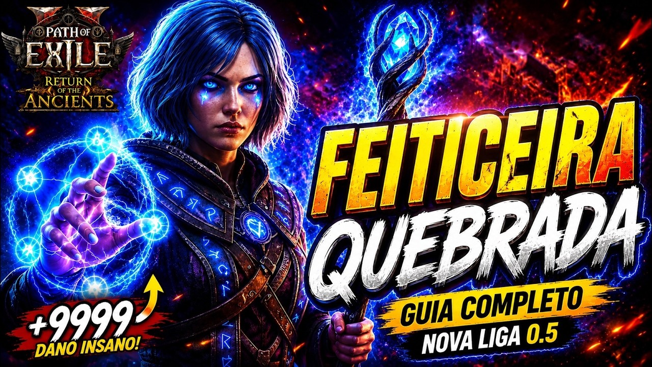 O Melhor Guia de Feiticeira da Liga 0.5 (Guia Completo) #pathofexile2 