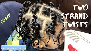 TODDLER BOY HAIRSTYLES 05 | TWO STRAND TWISTS | #TODDLERHAIRSTYLES #BOYHAIRSTYLES #PROTECTIVESTYLES screenshot 4