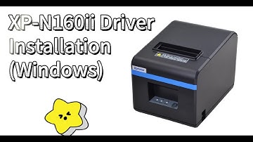 XPrinter XP-N160ii Thermal Printer Driver Installation (Windows PC)