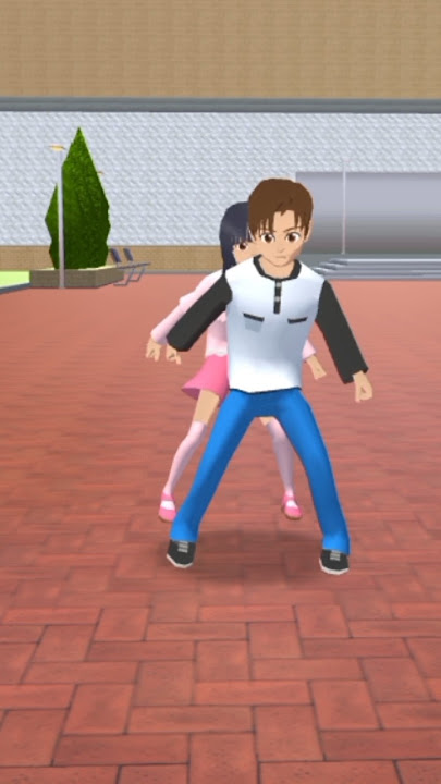 The little boy and girl dance in the park#video #sakuraschoolsimulator #weddingattire #sakura