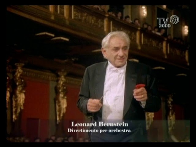 Bernstein - Divertimento pour orchestre : Philh Israël / L.Bernstein