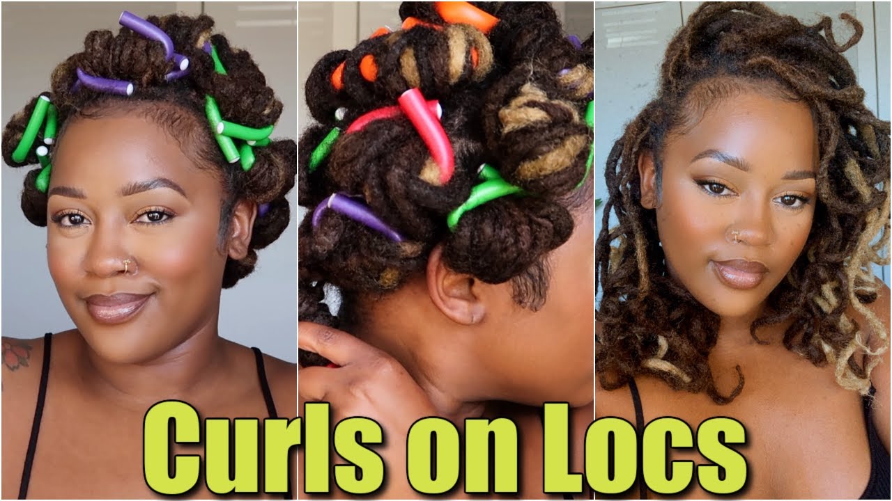 I Tried Flexi Rods On My Locs LOC STYLES YouTube