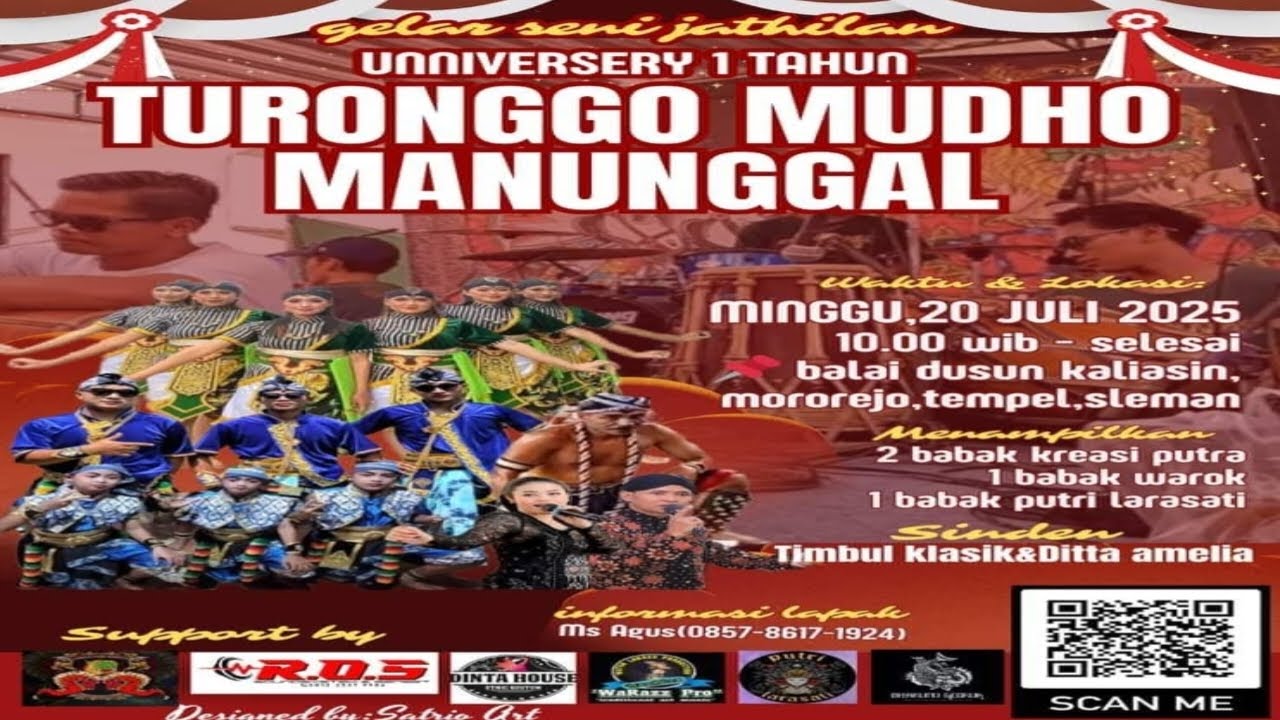 LIVE JATILAN TURONGGO MUDHO MANUNGGAL KALIASIN MOROREJO TEMPEL SLEMAN YOGYAKARTA