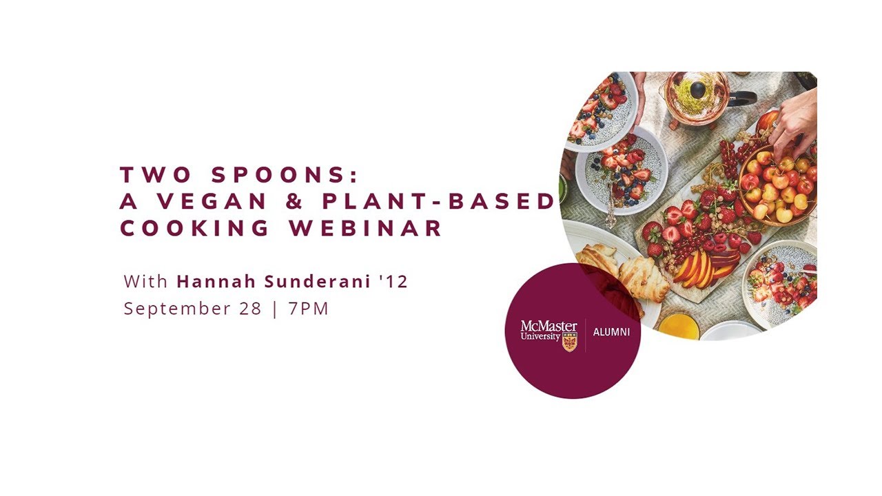 Image for Two Spoons: Vegan and Plant-based Cooking webinar