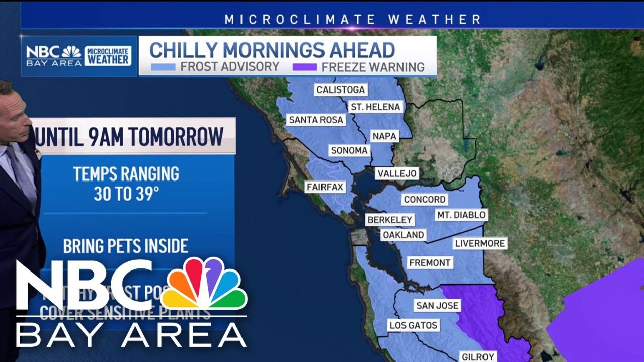 Bay Area forecast: Cold 30s and atmospheric river to hit California ...