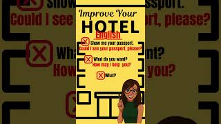🏨English for Hotel Staff | 3 Essential Phrases#learnenglish