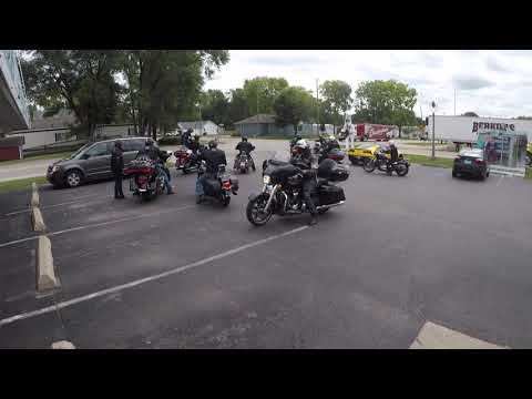 20190816 Polk-A-Dot Drive In IL.  哈雷車隊