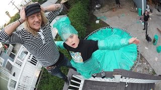 Bubble Wrap Trampoline with Rocco Piazza!! (SKETCHY)