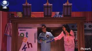Celebrity juice tickle me the bed monster 
