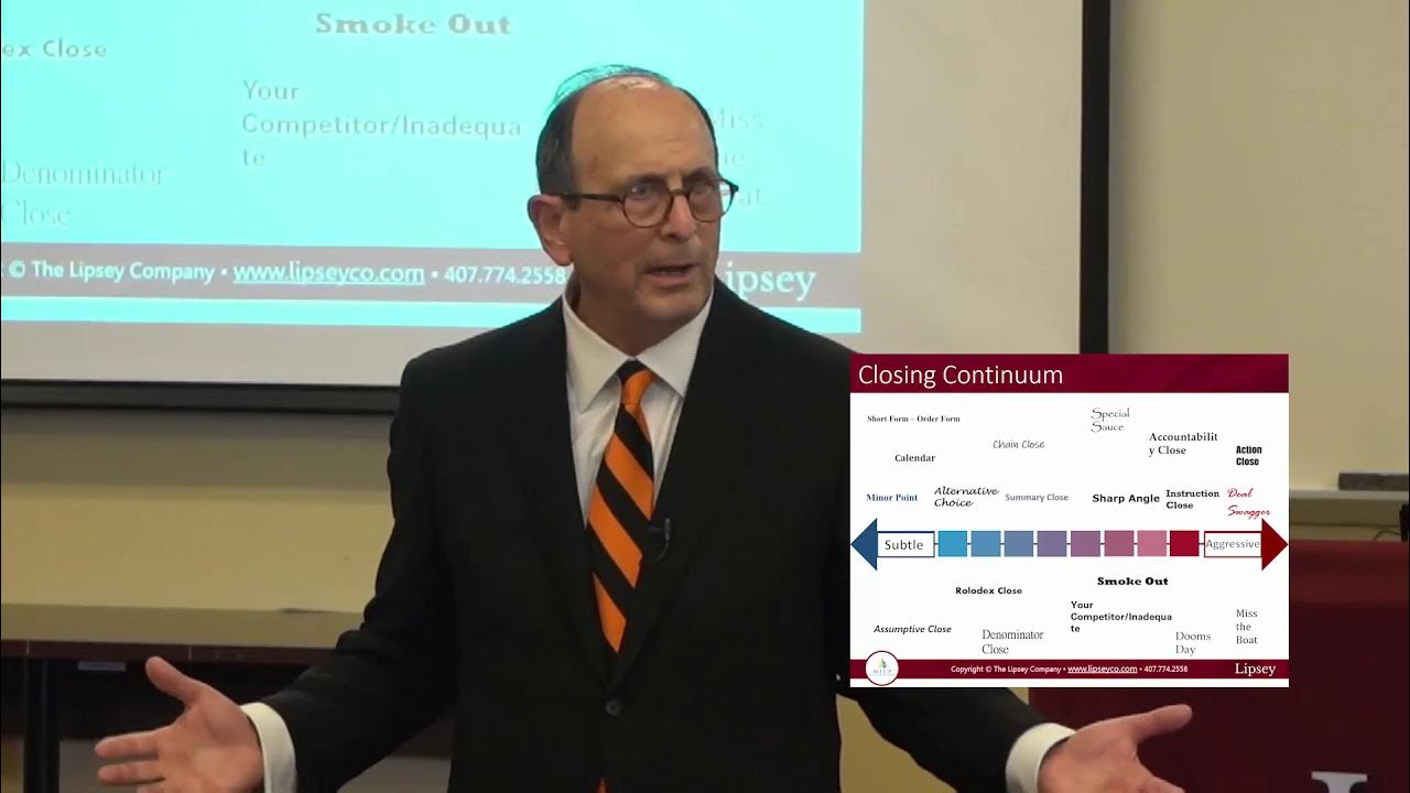 Commercial Real Estate Training Videos Mike Lipsey Closing