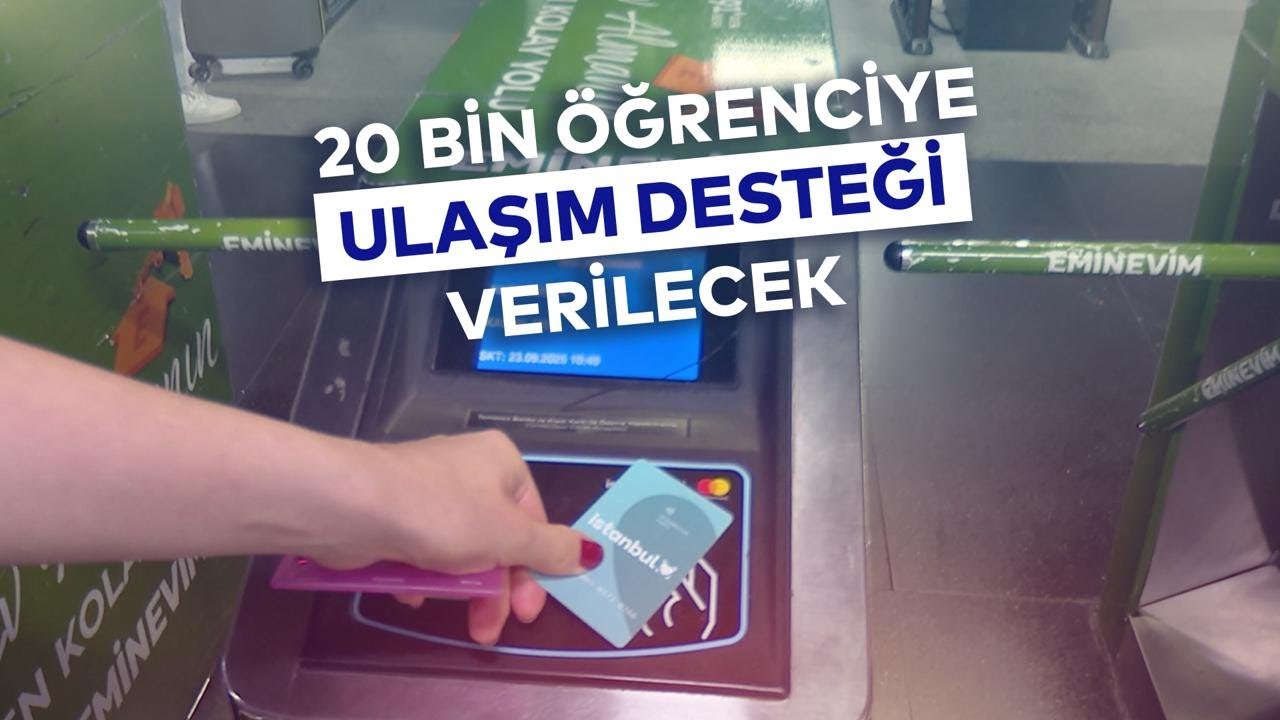 20 BİN ÖĞRENCİYE ULAŞIM DESTEĞİ VERİLECEK