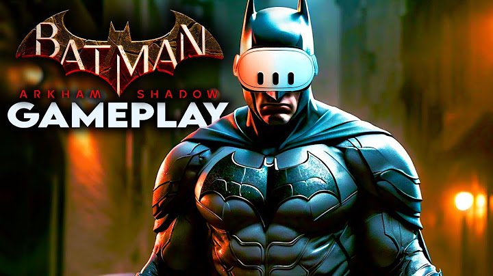 Batman: Arkham Shadow VR GAMEPLAY Breakdown