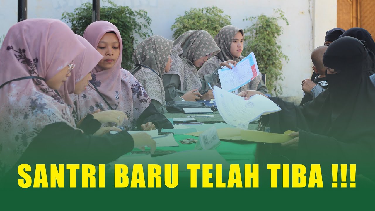 Kedatangan santri baru Al-Madani Lombok