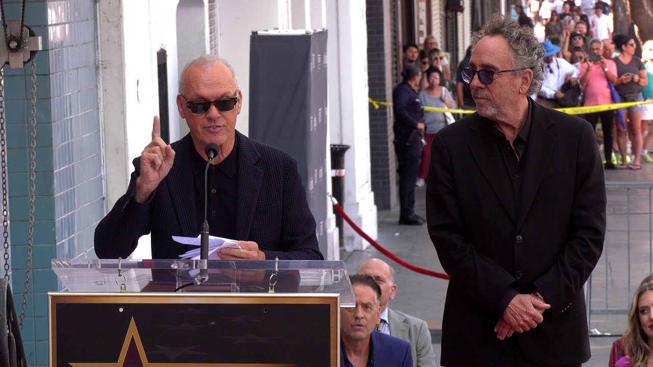 Michael Keaton speech at Tim Burton's Hollywood Walk of Fame star ceremony