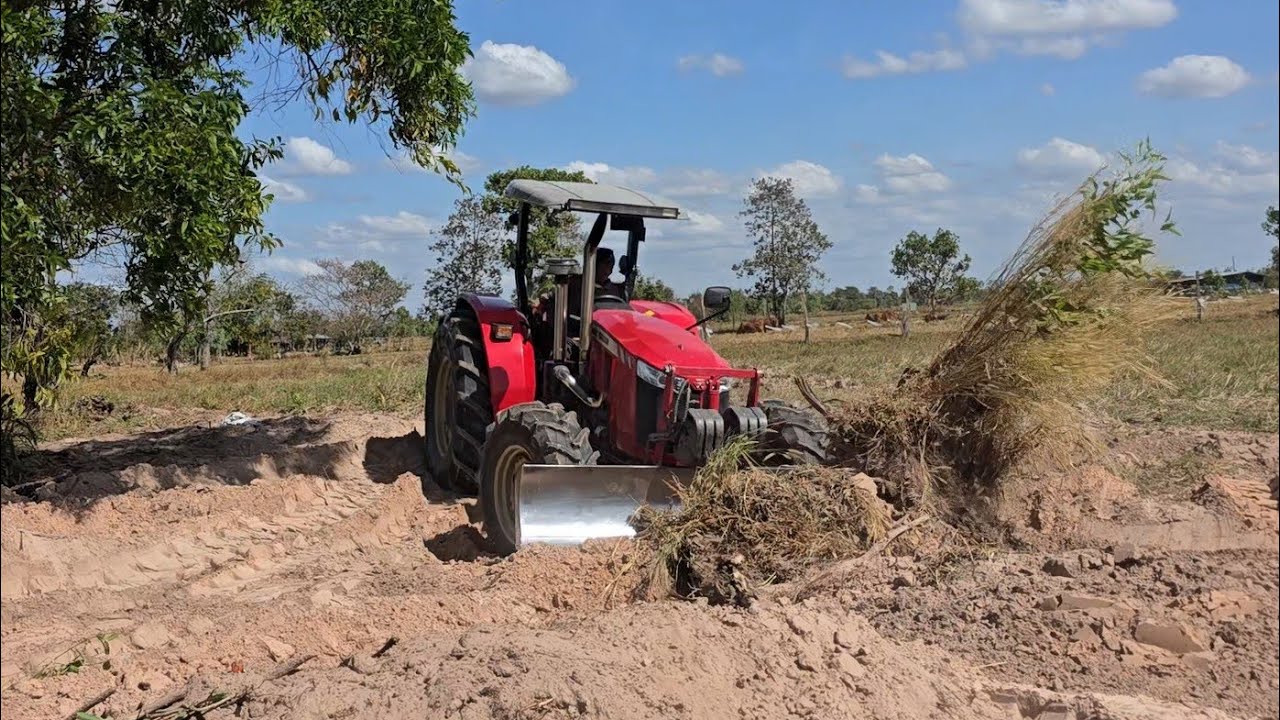เห็นใหญ่ๆแค่85แรงนะ massey ferguson 4708