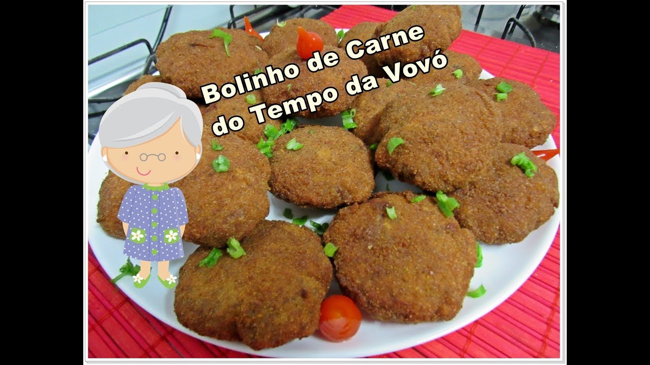 Bolinho de Carne do Tempo da Vovó
