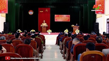 Đại biểu HĐND tỉnh tiếp xúc cử tri Gia Viễn (Đơn vị bầu cử số 7)