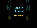 JOBS In Mumbai | Jobs In Listed Company #shorts #trending #job #jobs #jobsearch