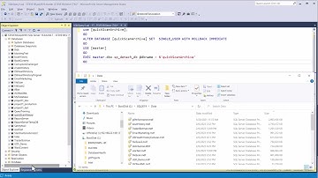Moving SQL Server Database Files
