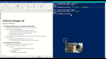 PowerShell Read-Host command (Intro to PowerShell series video 14-2)