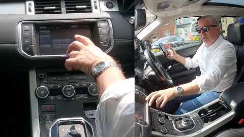 How to Play Music from a Mobile Phone through the bluetooth  system  In A 2011 Range Rover Evoque