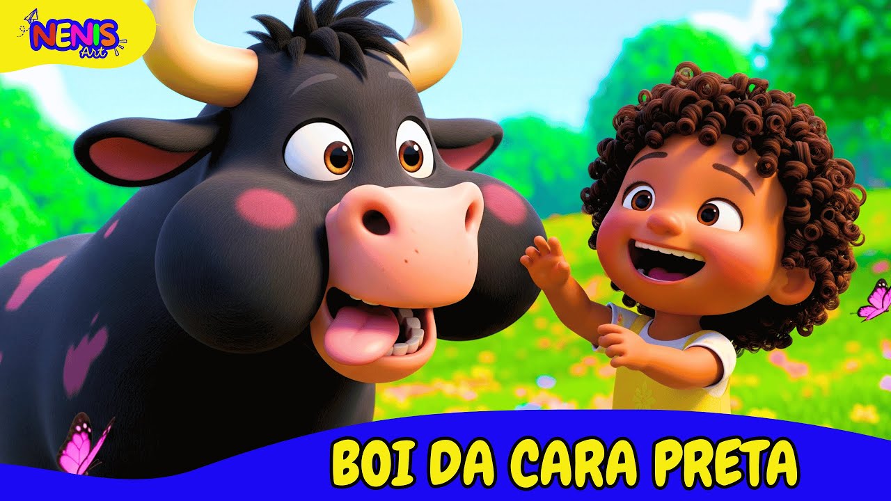BOI DA CARA PRETA | Vídeo Infantil Musical | Desenho Infantil Musical ...