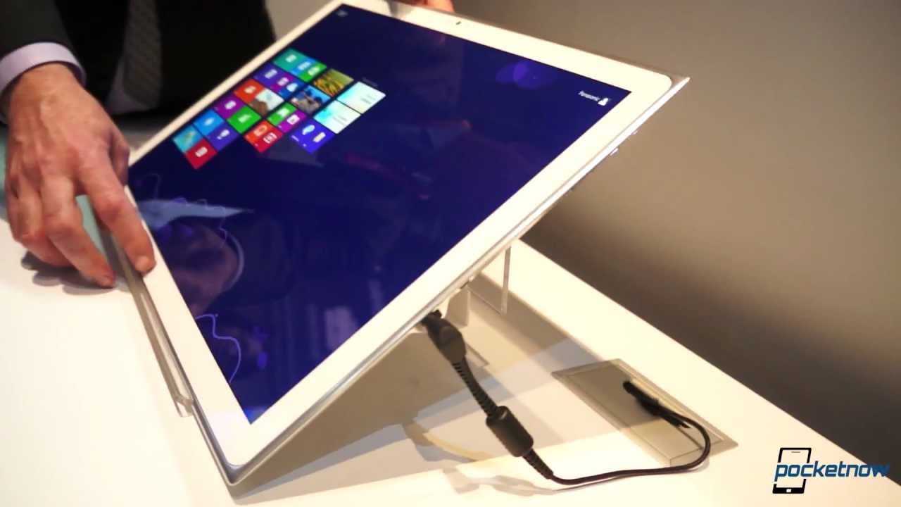 Panasonic 20-Inch 4K Windows 8 Tablet | Pocketnow - YouTube
