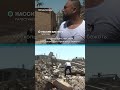 Палестинец строит жилье для семьи из руин собственного дома