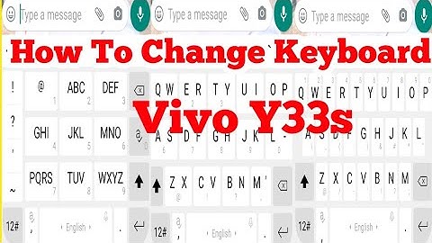 How To Change Keyboard On Vivo Y33s || Vivo Y33s Keyboard Kaise Change Kare ||Keyboard setting