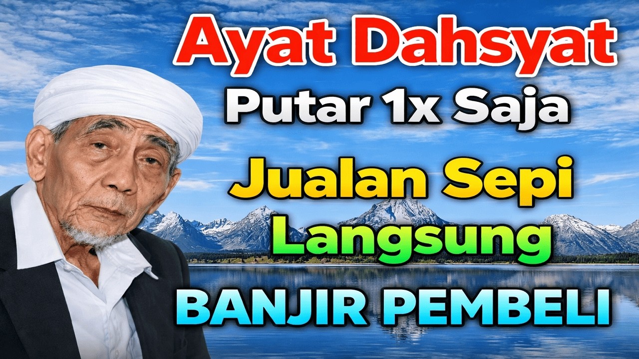 AYAT DAHSYAT !! PUTAR 1X SAJA DOA PELARIS DAGANGAN INI JUALAN SEPI LANGSUNG BANJIR PEMBELI