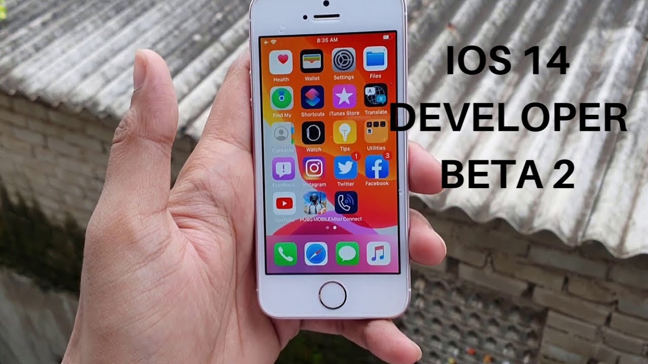 iOS 14 Developer Beta 2 on Iphone SE (1st Generation)