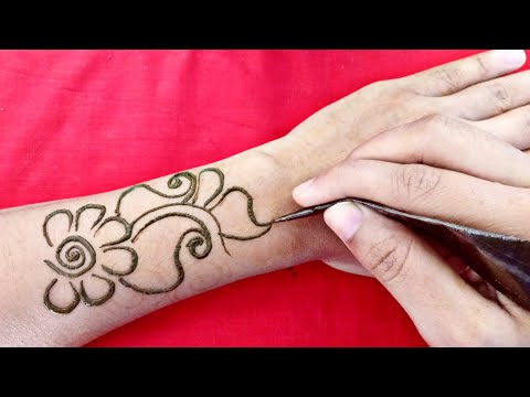 Easy Simple Arabic Mehndi Designs Full Back Hand Mehndi